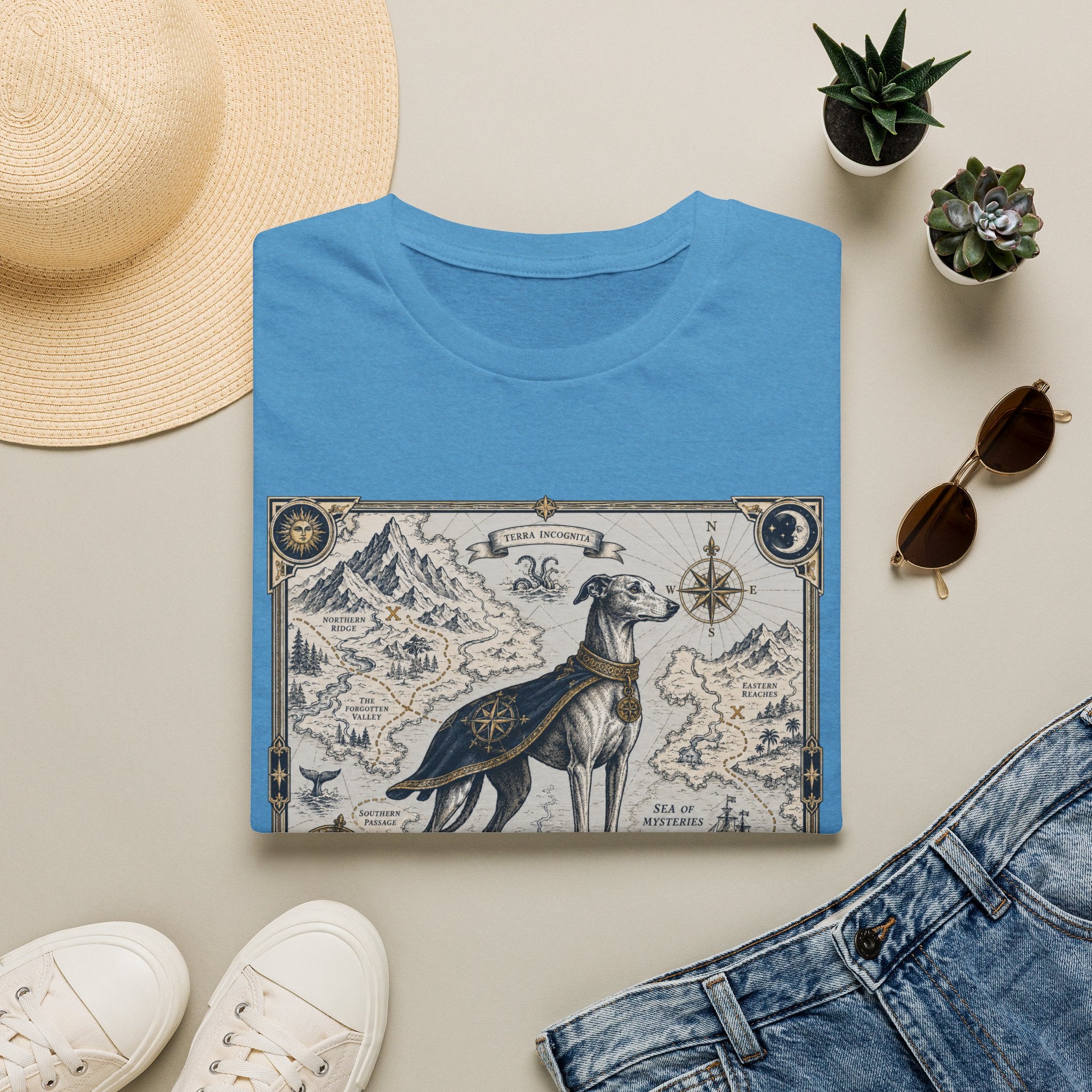 Cartographers Greyhound T-Shirt