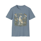 Greyhound Among Bees & Flowers T-Shirt