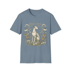 Greyhound Botanical Wreath T-Shirt