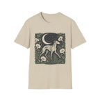 Greyhound in Moonlit Night T-Shirt