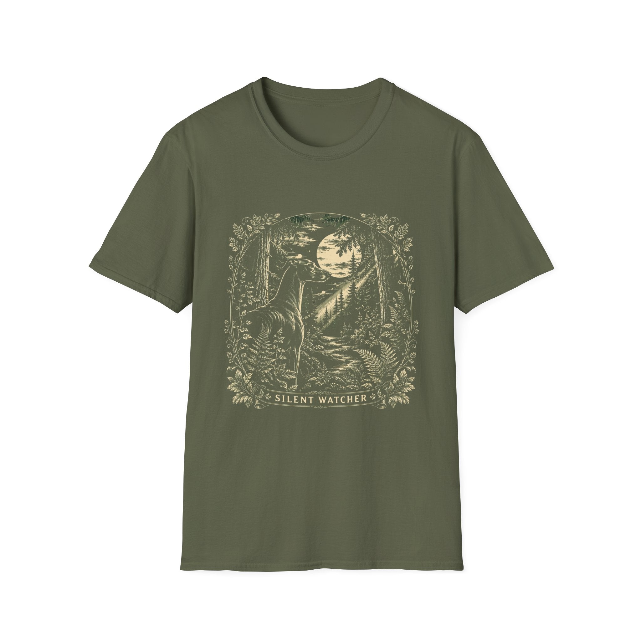 Silent Watcher Greyhound T-Shirt