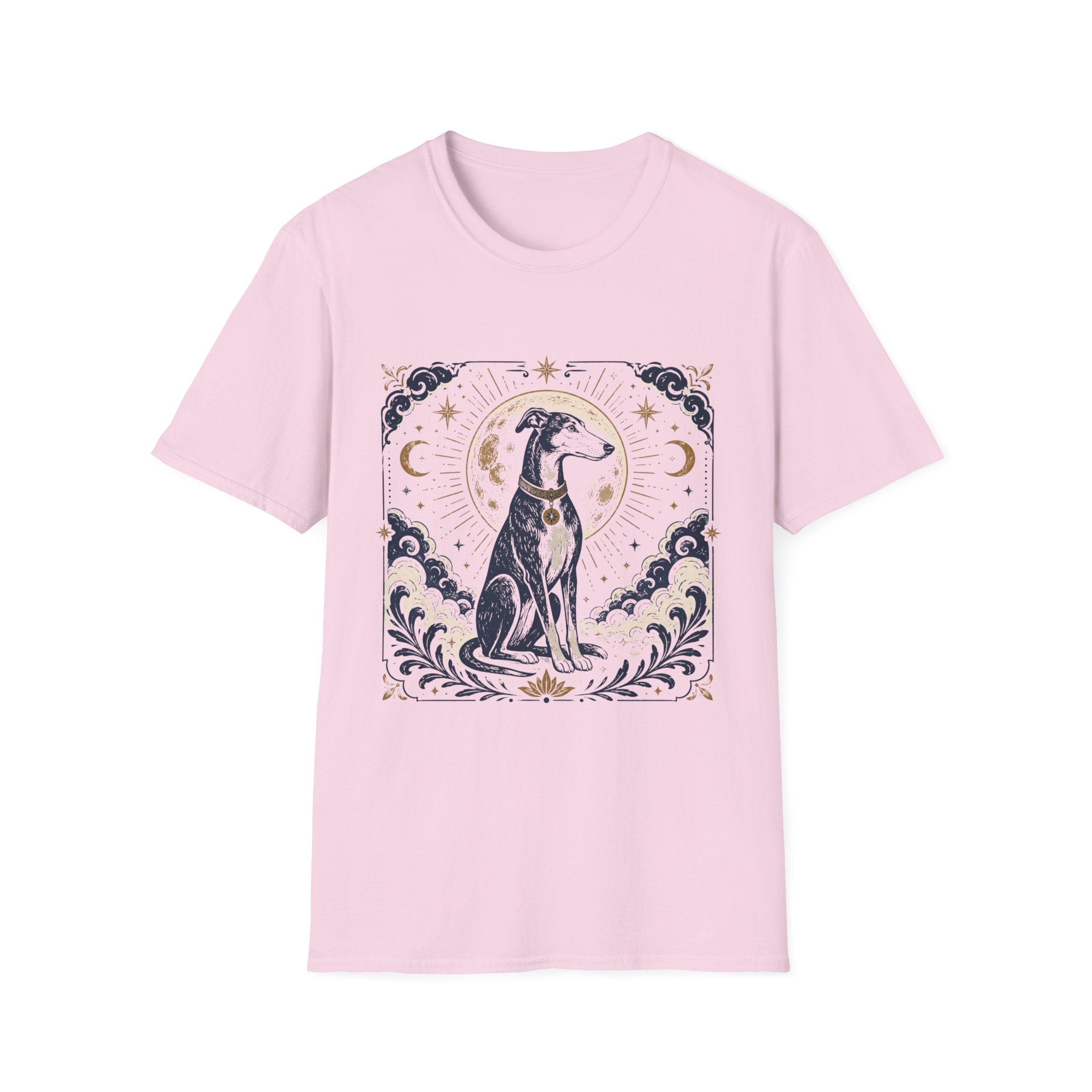 Moon Halo Celestial Greyhound T-Shirt
