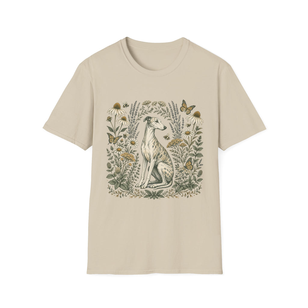 Greyhound in Botanical Garden T-Shirt