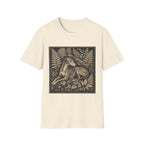 Greyhound Seated in Ferns T-Shirt
