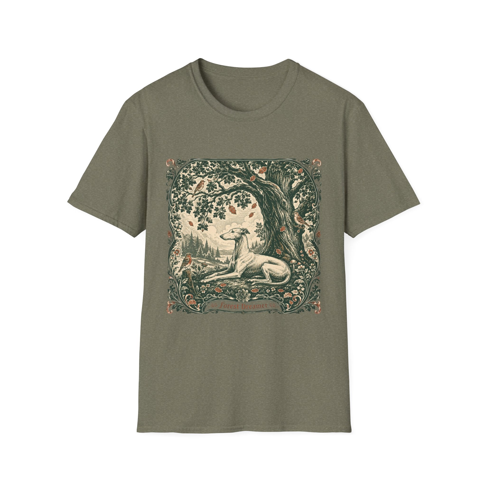 Forest Dreamer Greyhound T-Shirt