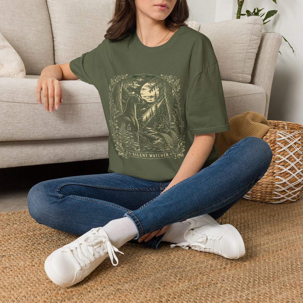 Silent Watcher Greyhound T-Shirt