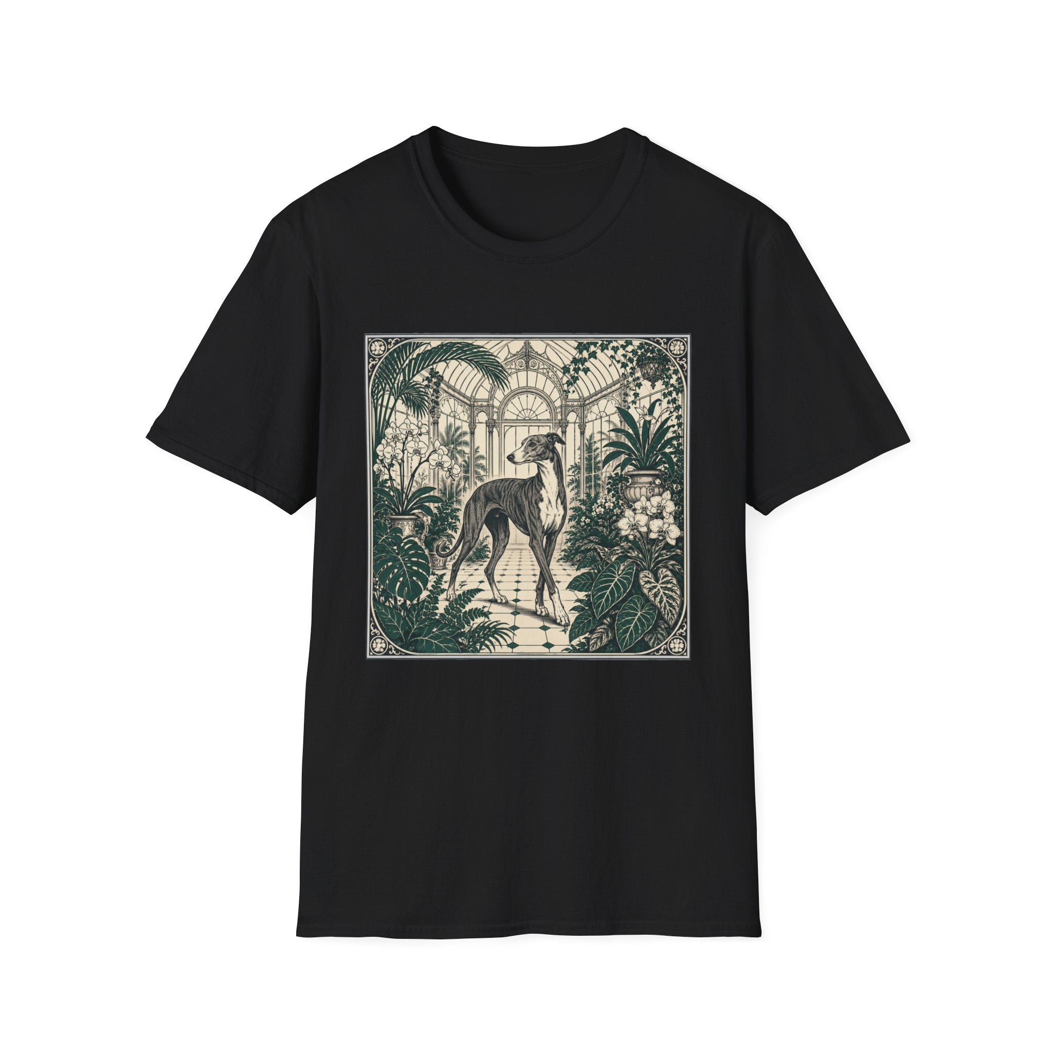 Greyhound in the Conservatory T-Shirt