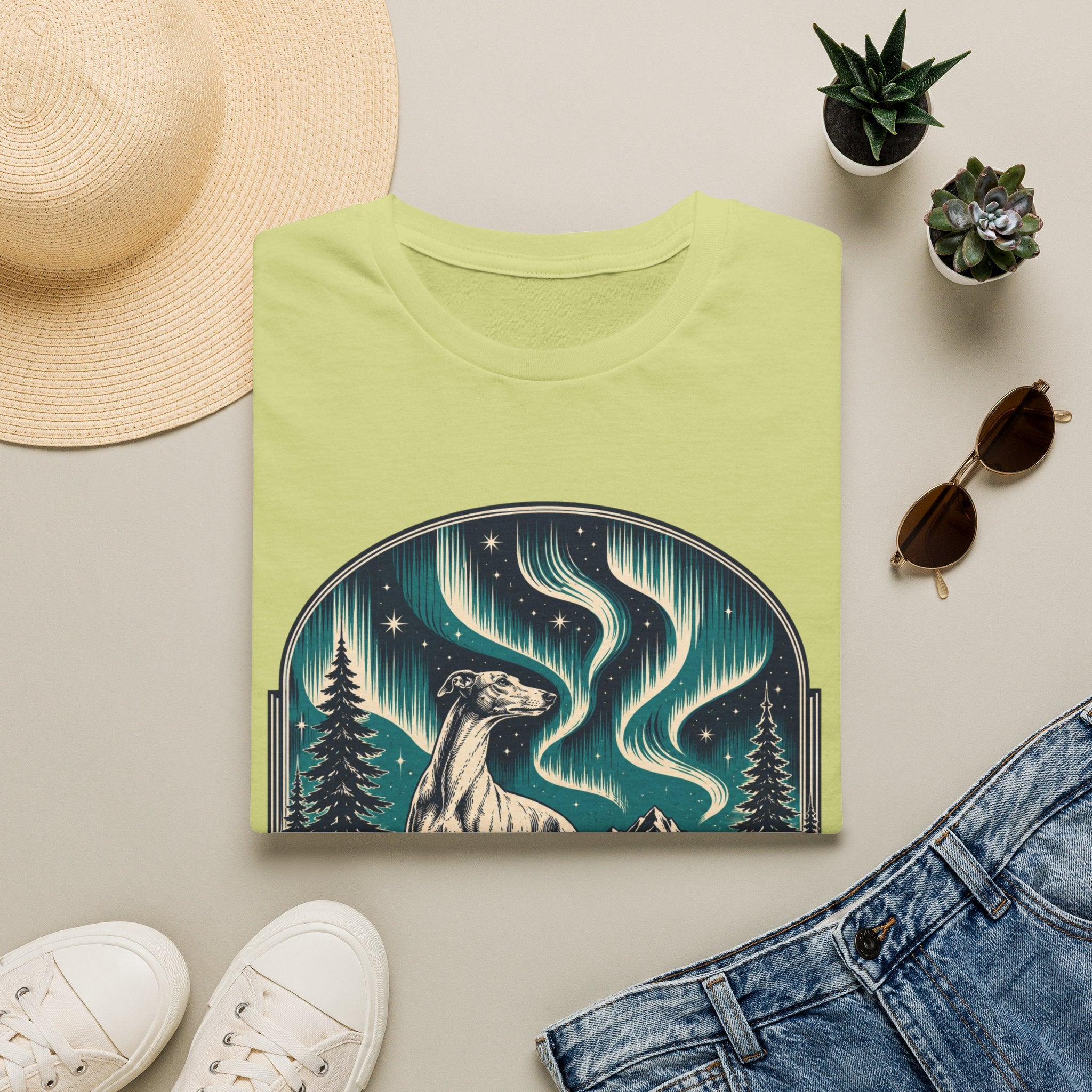 Northern Lights Greyhound T-Shirt