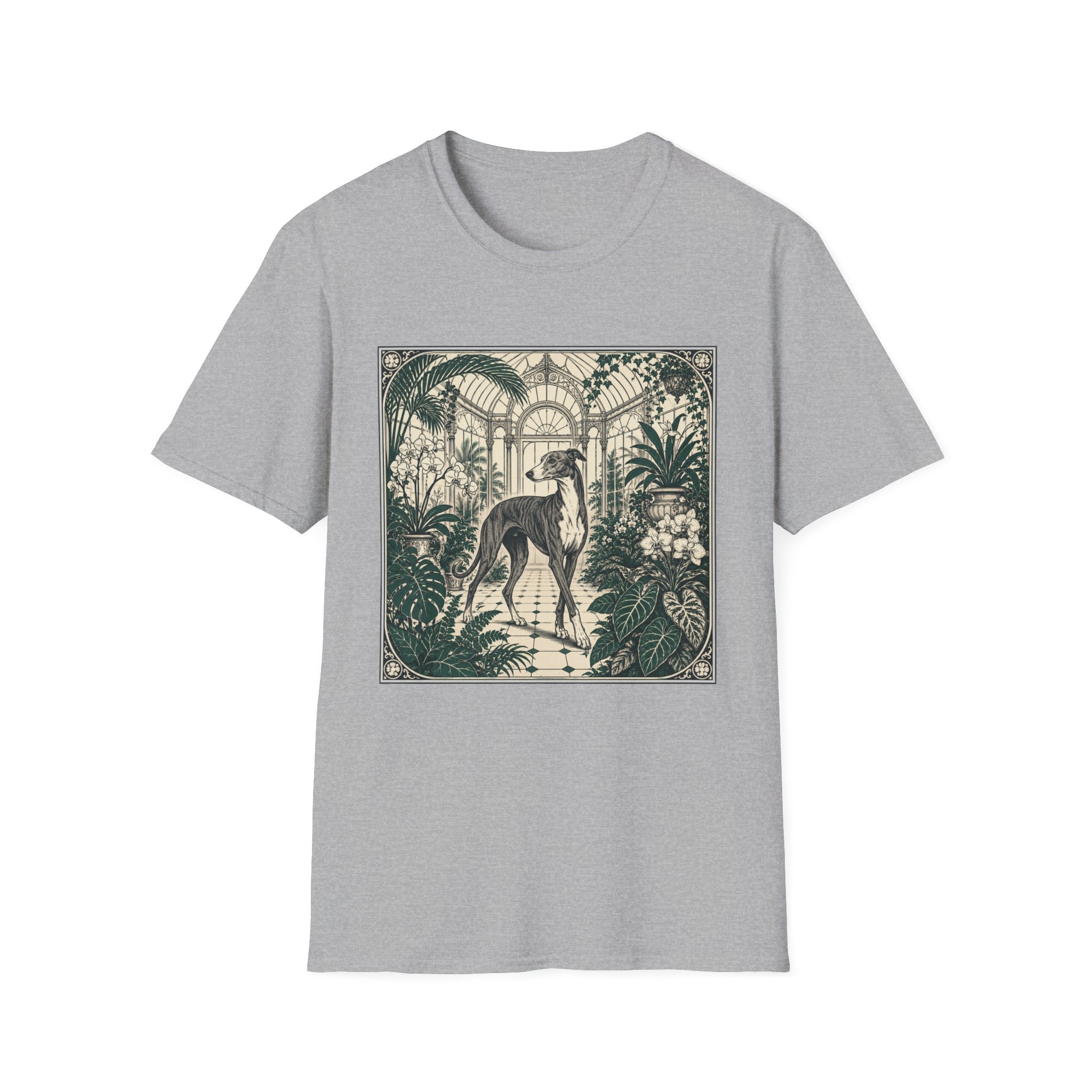 Greyhound in the Conservatory T-Shirt