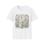 Greyhound Among Bees & Flowers T-Shirt