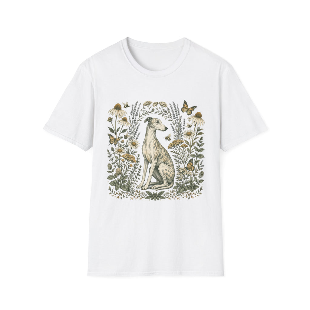 Greyhound in Botanical Garden T-Shirt