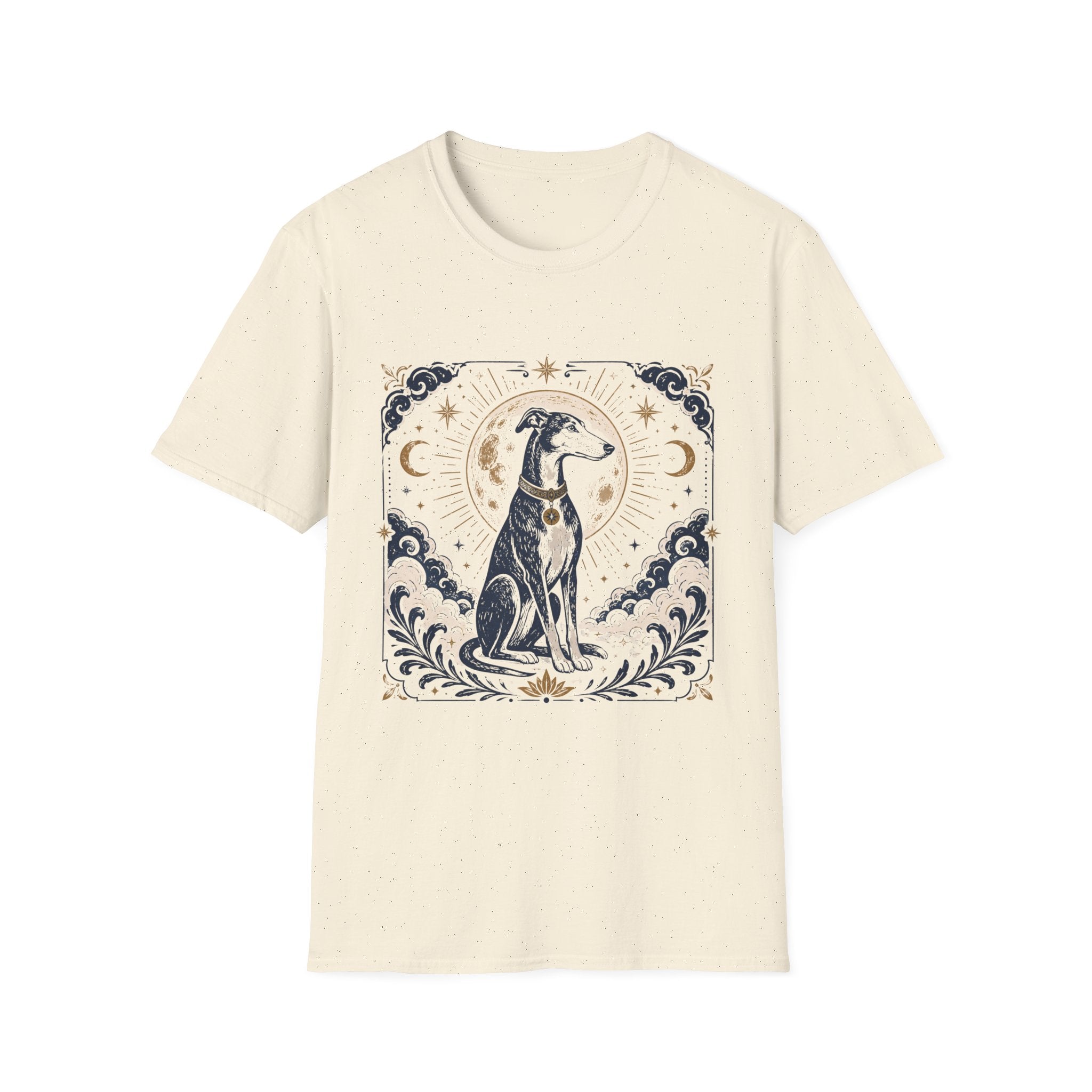 Moon Halo Celestial Greyhound T-Shirt