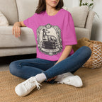 Elegant Literary Greyhound T-Shirt