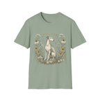 Greyhound Botanical Wreath T-Shirt