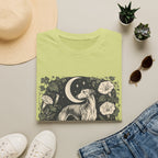 Greyhound Under Crescent Moon T-Shirt