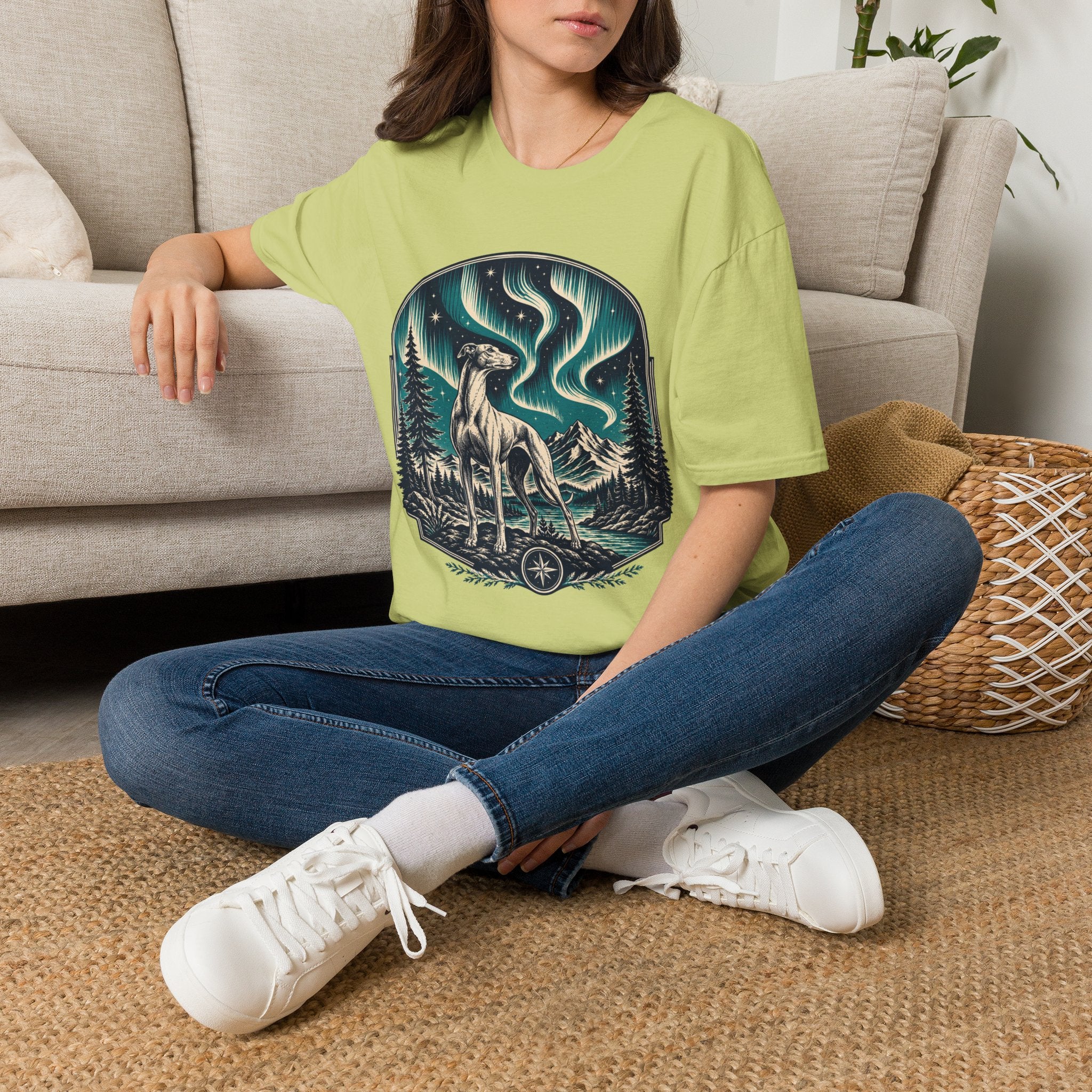 Northern Lights Greyhound T-Shirt