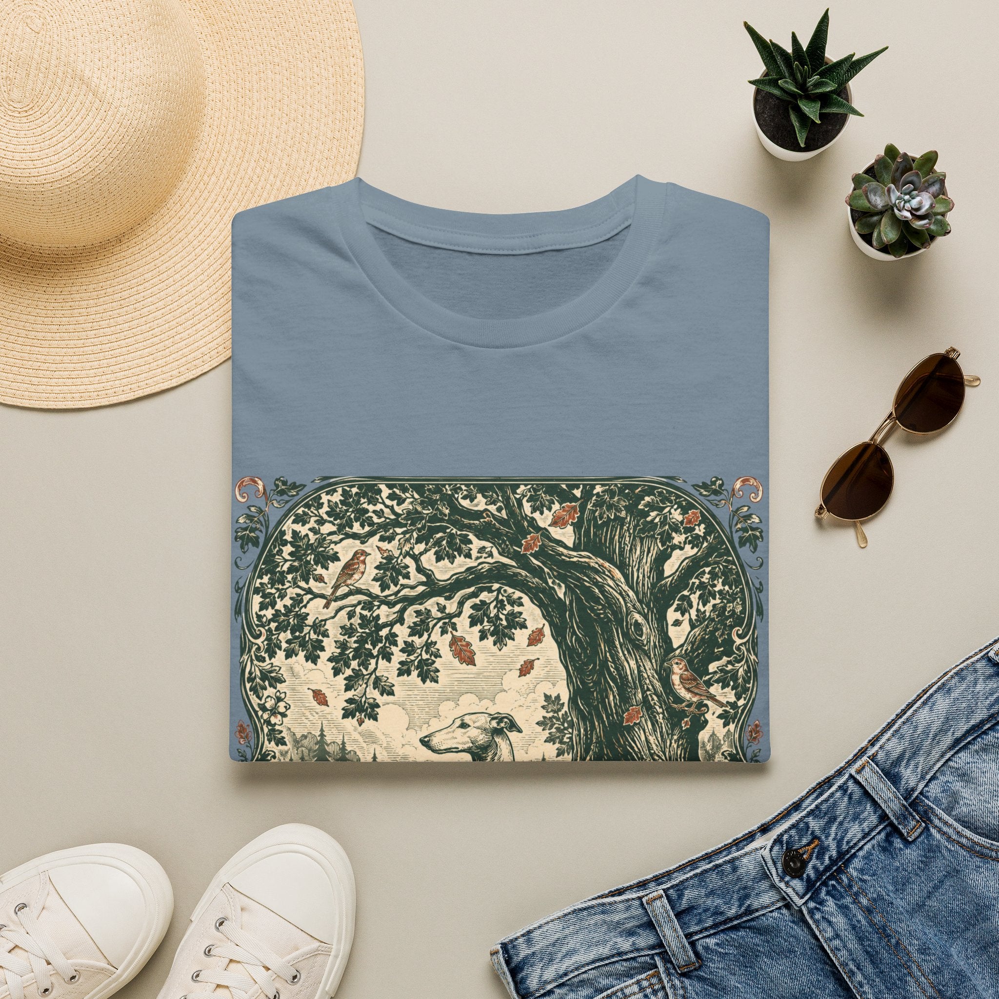 Forest Dreamer Greyhound T-Shirt
