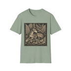 Greyhound Seated in Ferns T-Shirt
