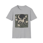Greyhound in Moonlit Night T-Shirt