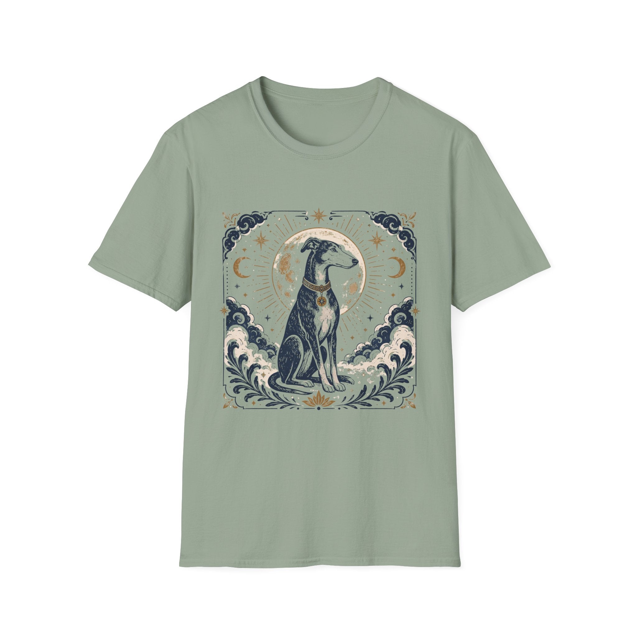 Moon Halo Celestial Greyhound T-Shirt