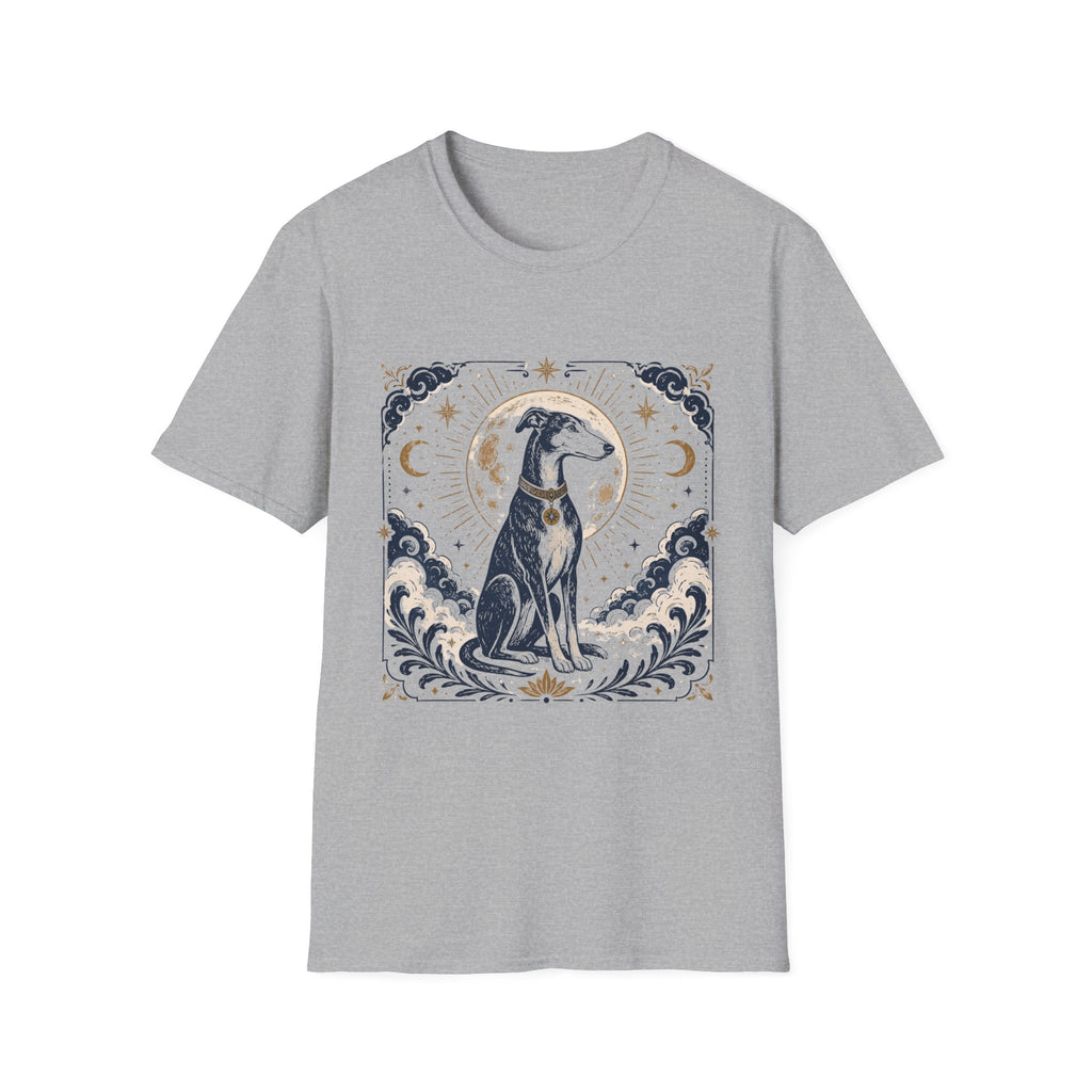 Moon Halo Celestial Greyhound T-Shirt