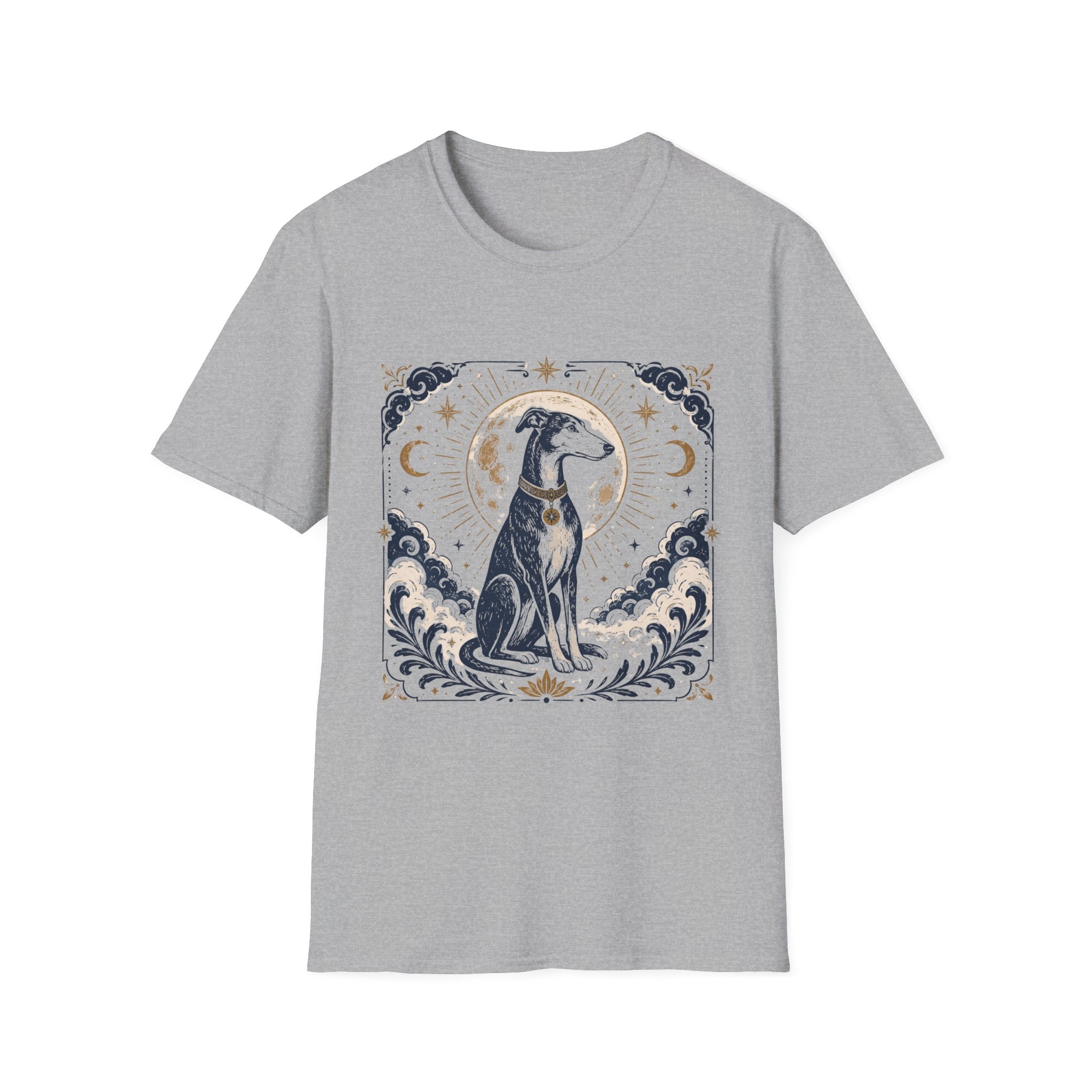 Moon Halo Celestial Greyhound T-Shirt