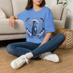 Moon Halo Celestial Greyhound T-Shirt