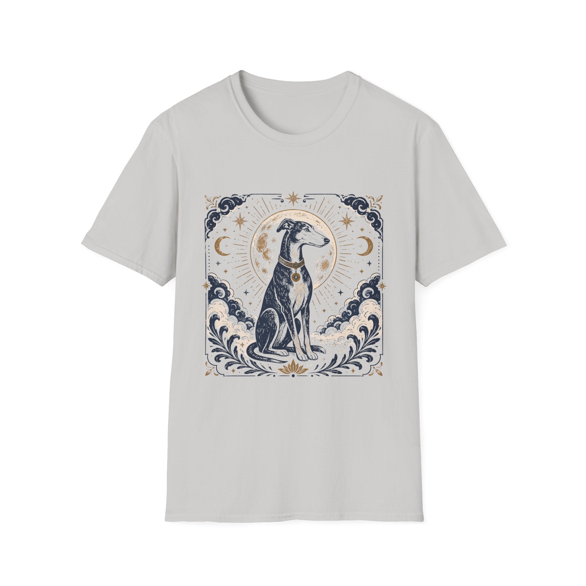 Moon Halo Celestial Greyhound T-Shirt
