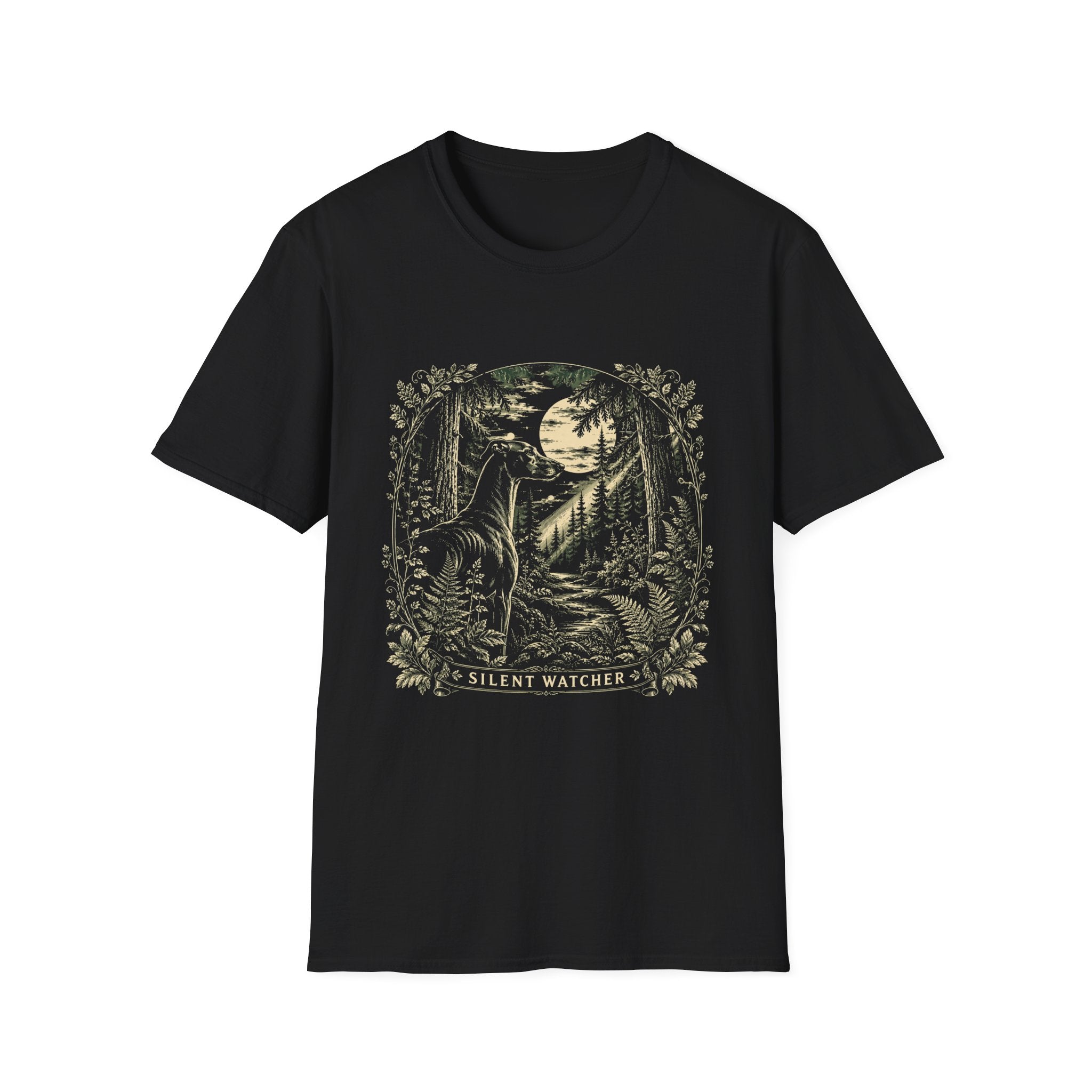 Silent Watcher Greyhound T-Shirt
