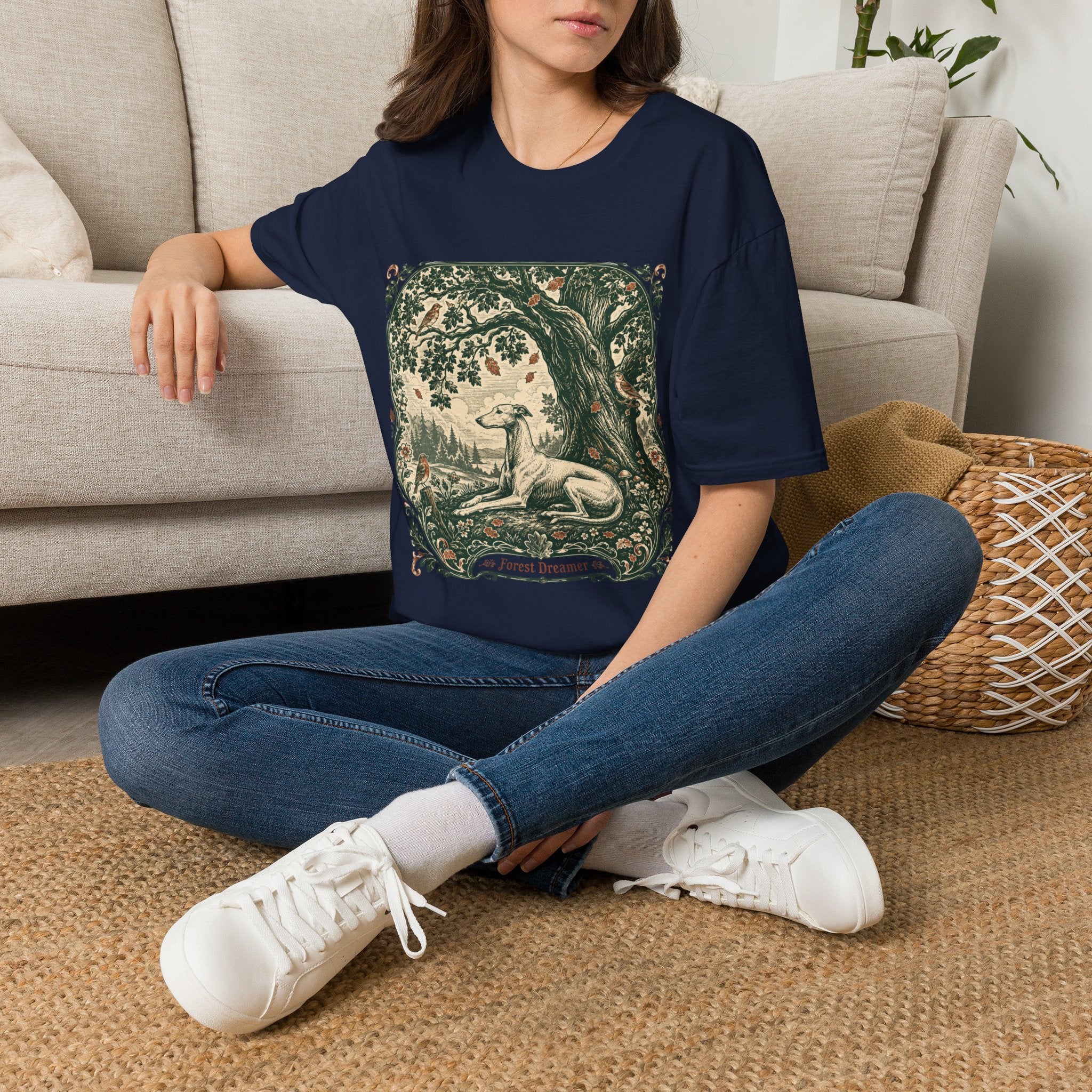Forest Dreamer Greyhound T-Shirt