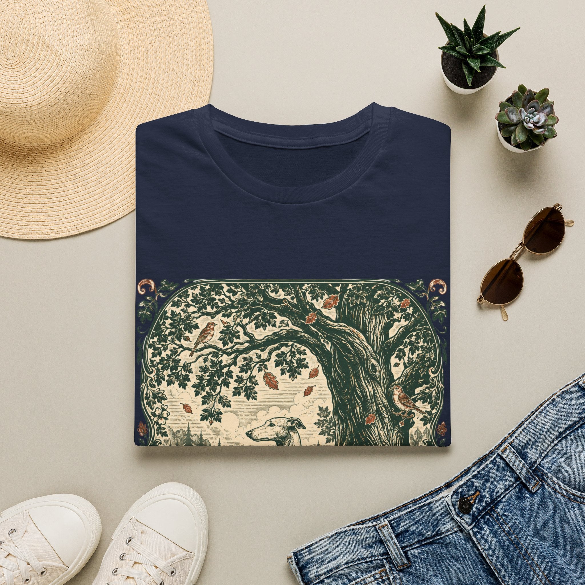Forest Dreamer Greyhound T-Shirt