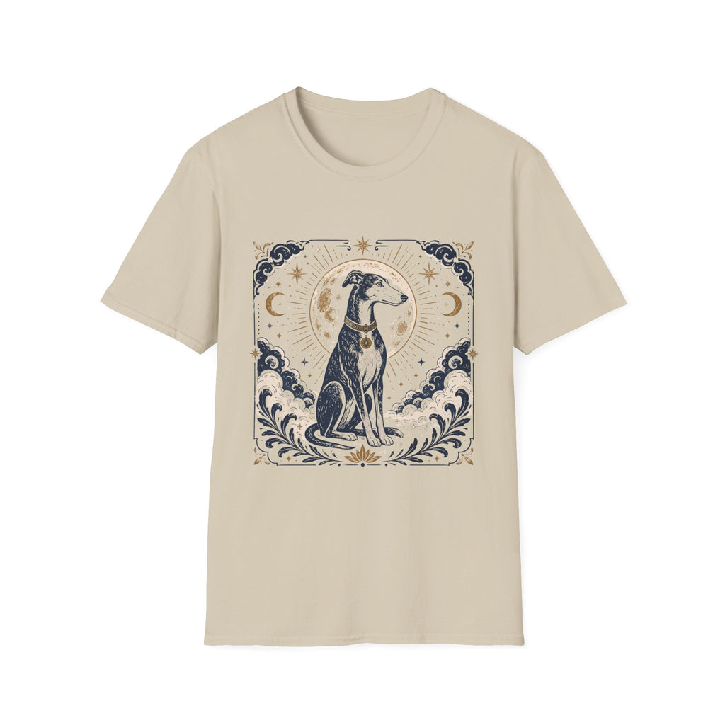 Moon Halo Celestial Greyhound T-Shirt