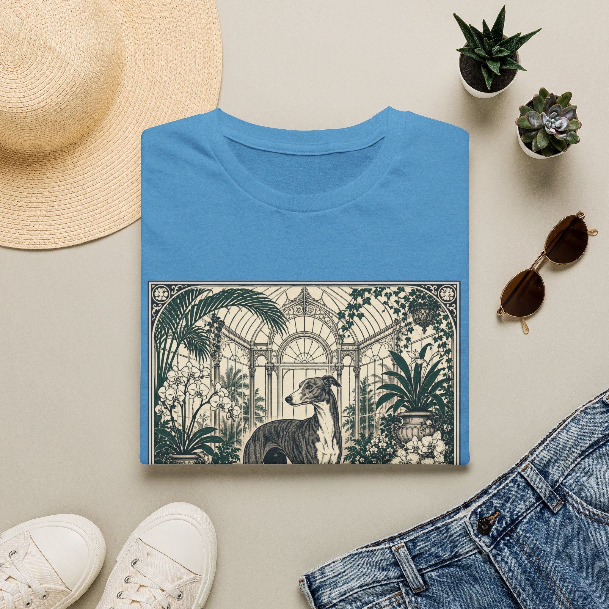 Greyhound in the Conservatory T-Shirt