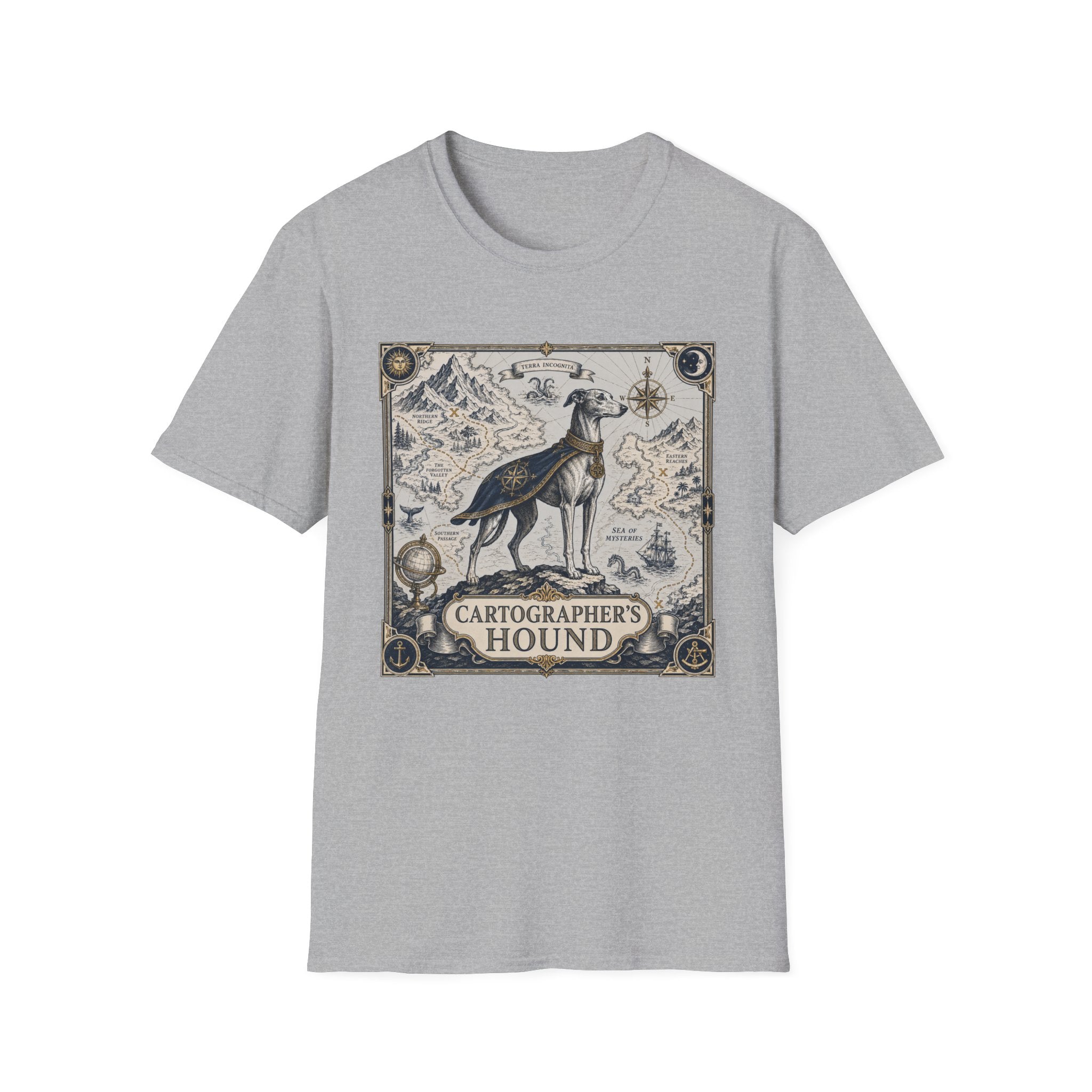 Cartographers Greyhound T-Shirt