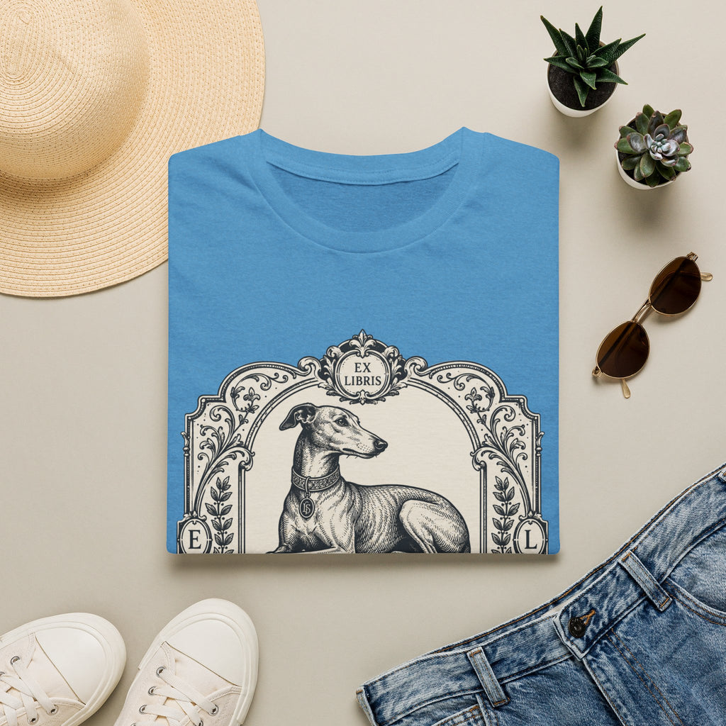 Elegant Literary Greyhound T-Shirt