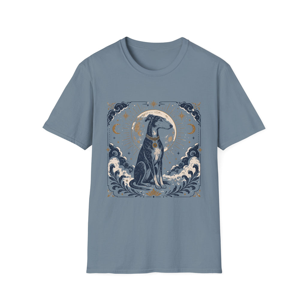 Moon Halo Celestial Greyhound T-Shirt