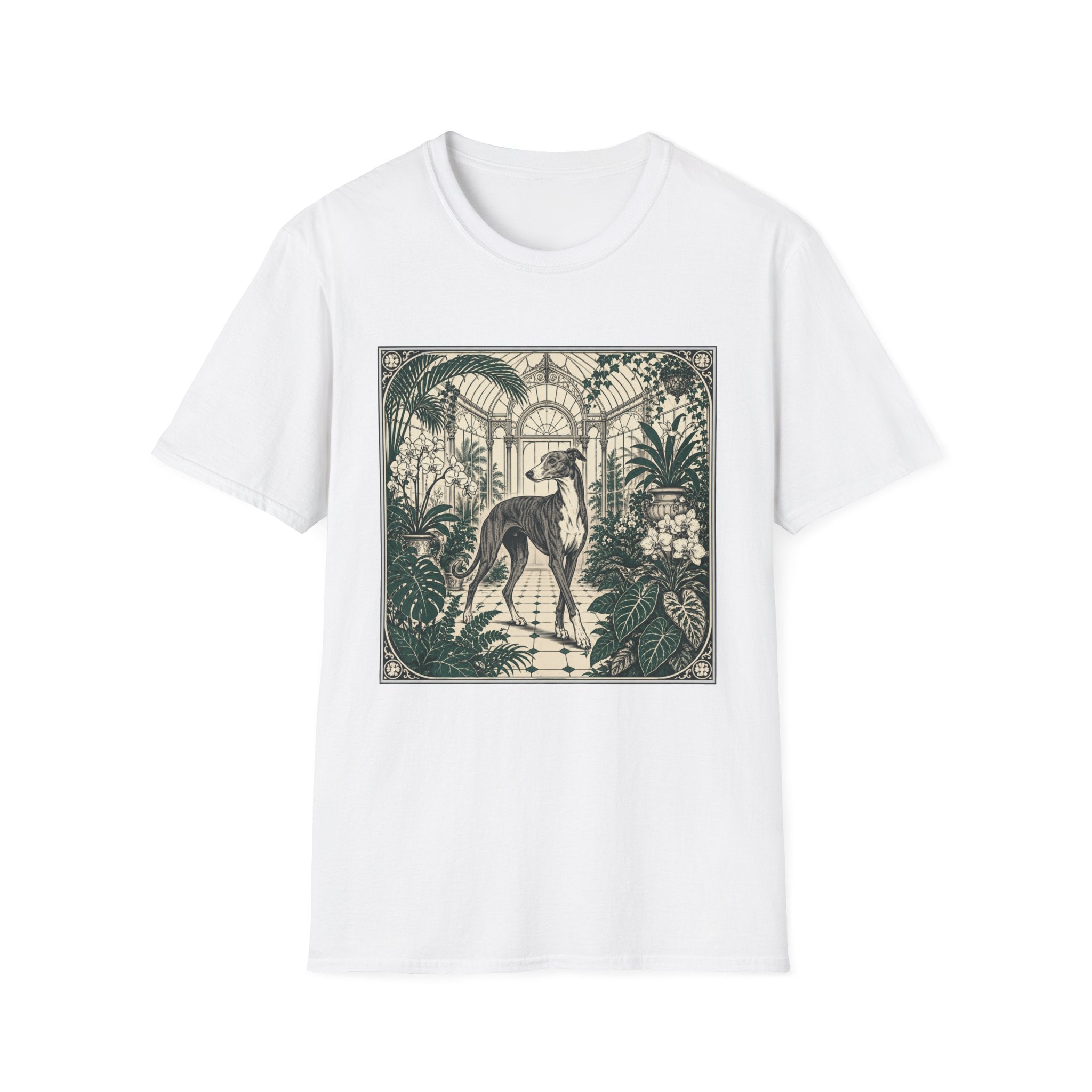 Greyhound in the Conservatory T-Shirt