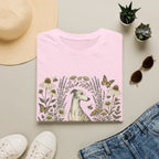 Greyhound Among Bees & Flowers T-Shirt
