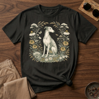 Greyhound Botanical Wreath T-Shirt