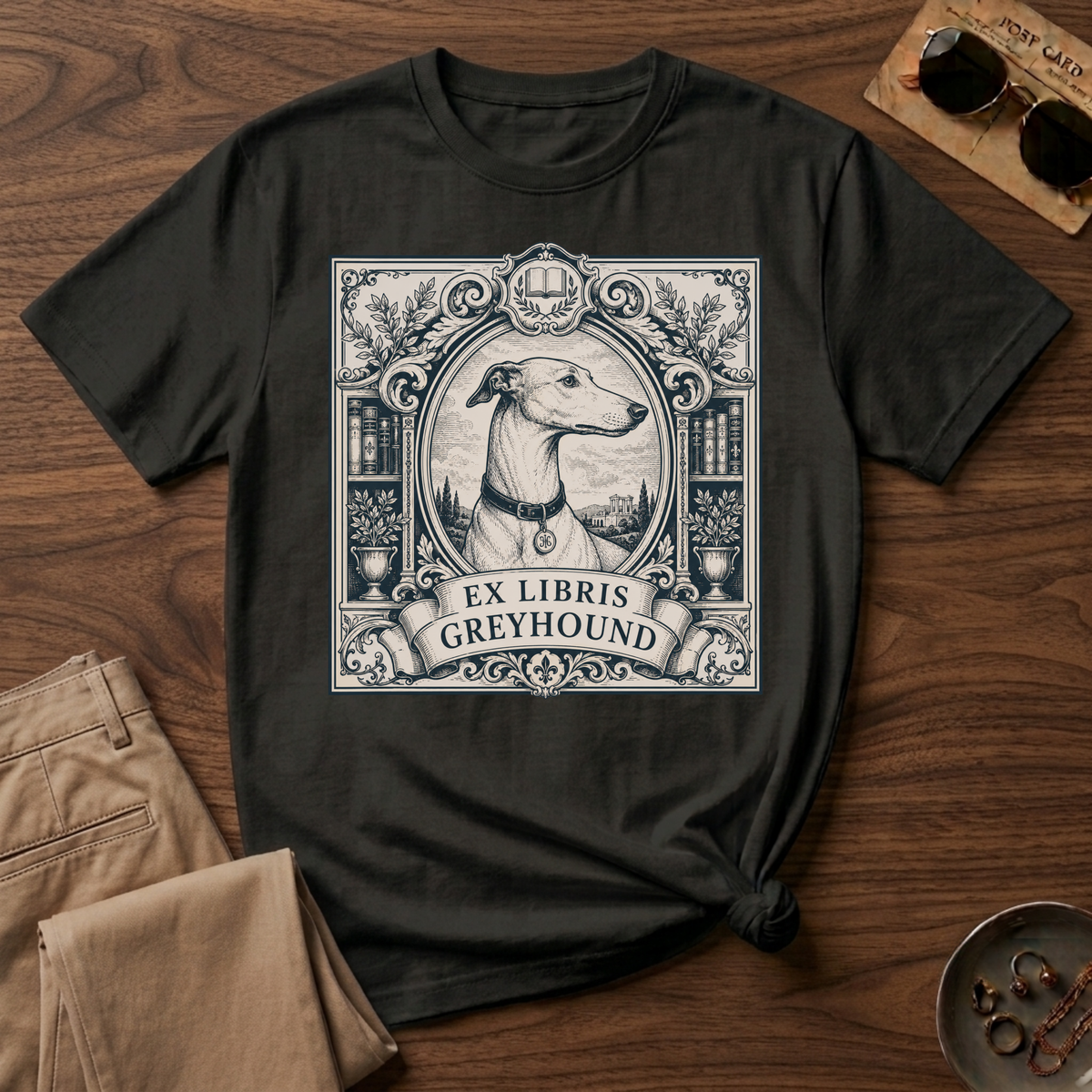 Ex Libris Greyhound T-Shirt