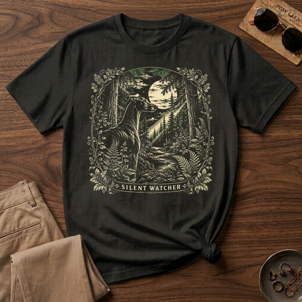 Silent Watcher Greyhound T-Shirt