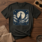 Celestial Greyhound with Moon & Stars T-Shirt