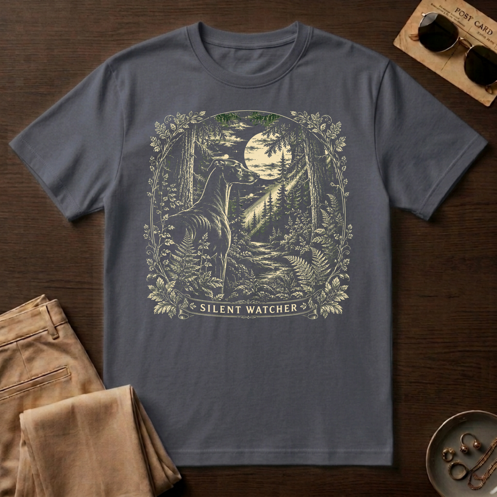 Silent Watcher Greyhound T-Shirt
