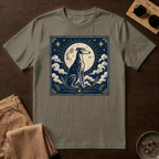 Celestial Greyhound with Moon & Stars T-Shirt
