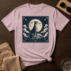 Celestial Greyhound with Moon & Stars T-Shirt