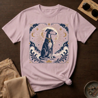 Moon Halo Celestial Greyhound T-Shirt