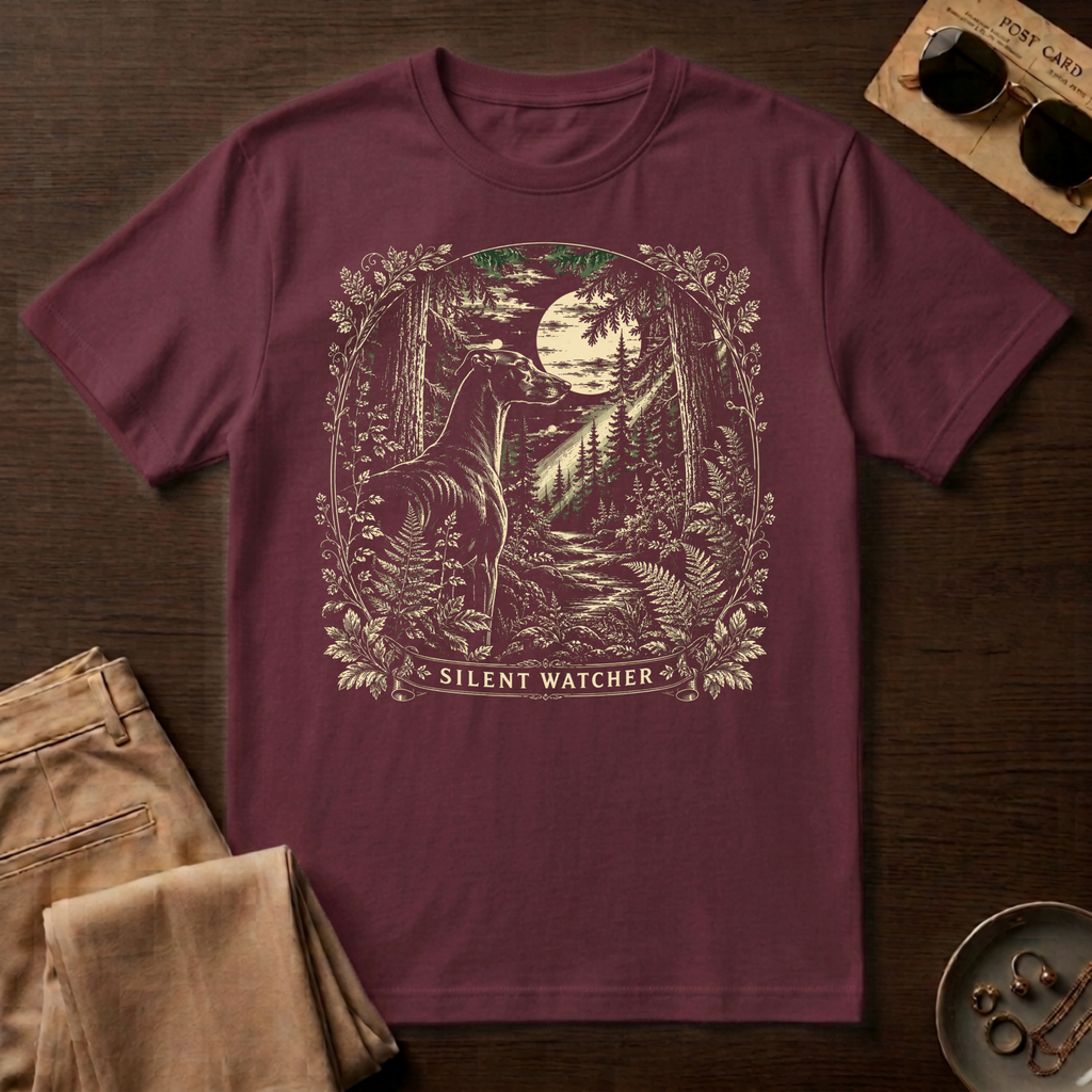 Silent Watcher Greyhound T-Shirt