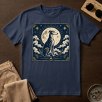 Celestial Greyhound with Moon & Stars T-Shirt