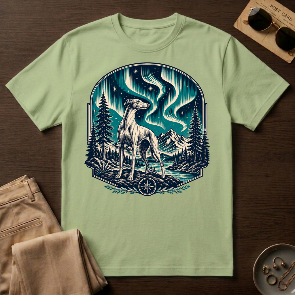 Northern Lights Greyhound T-Shirt