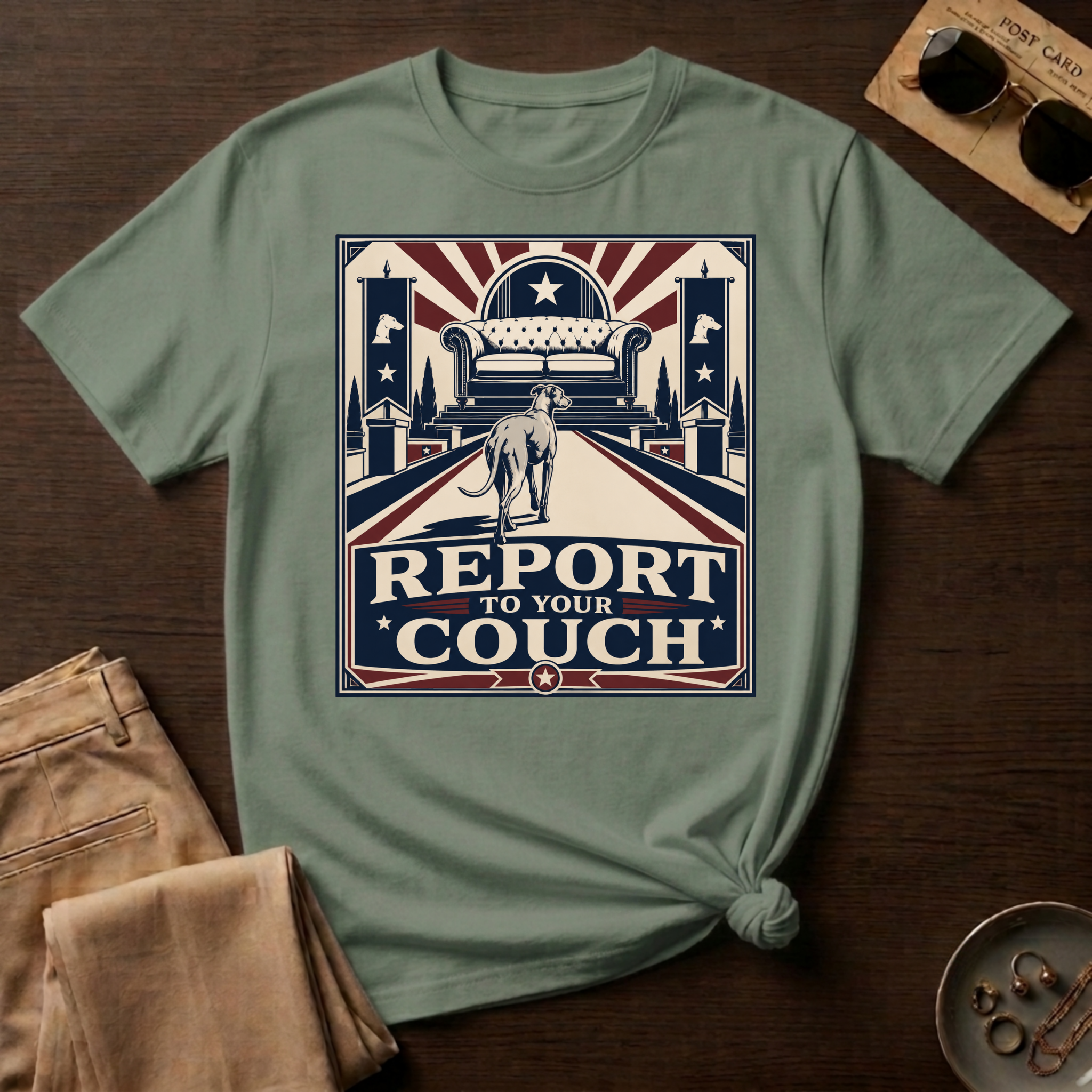 Report to Your Couch T-Shirt